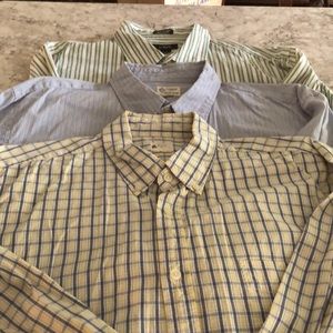 3 JCrew XL long sleeve shirts